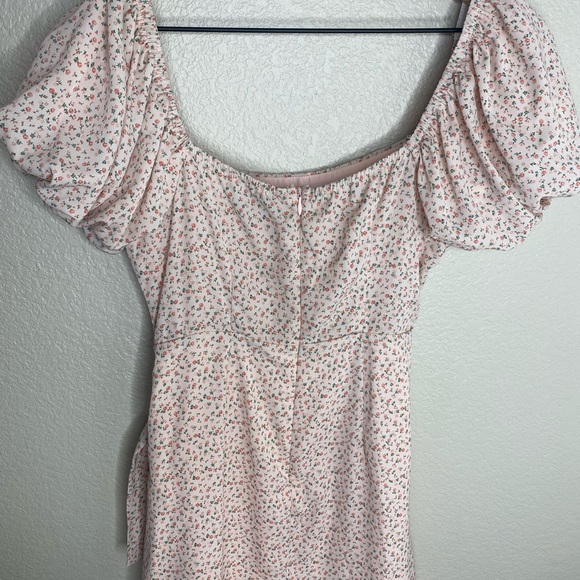 Princess Polly Annie Mini Dress in Pink / Floral / Dainty / Summer/ Size 4 Small - Picture 8 of 8